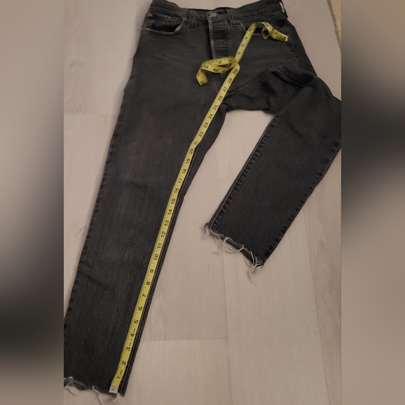 Levi's 501 ankle jeans, size 25, washed-out black - Picture 9 of 9